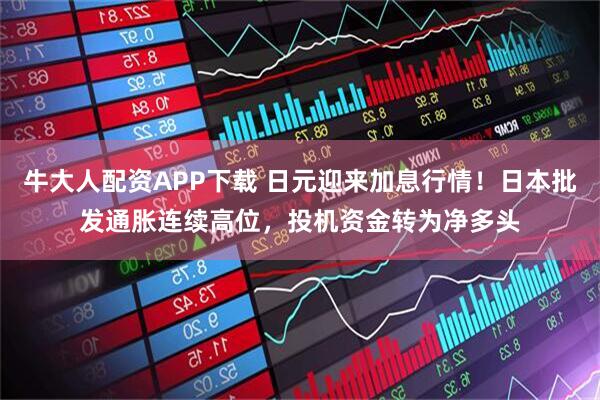 牛大人配资APP下载 日元迎来加息行情！日本批发通胀连续高位，投机资金转为净多头
